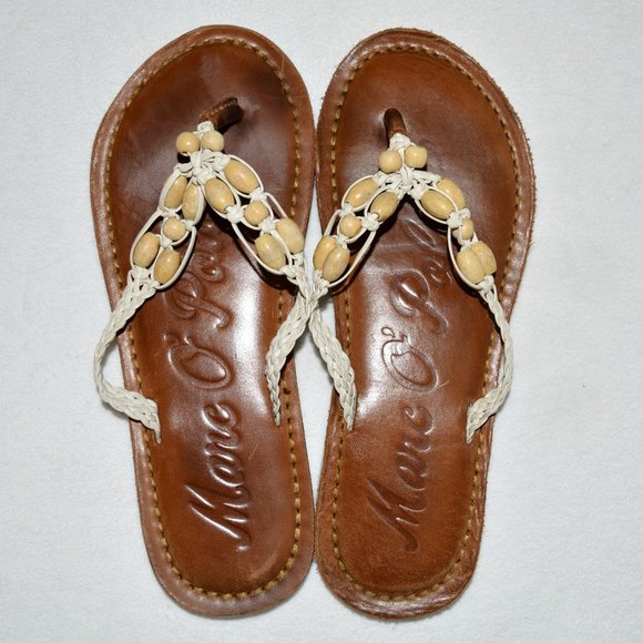 Marc O'Polo Beaded Flip Flops - Picture 1 of 4